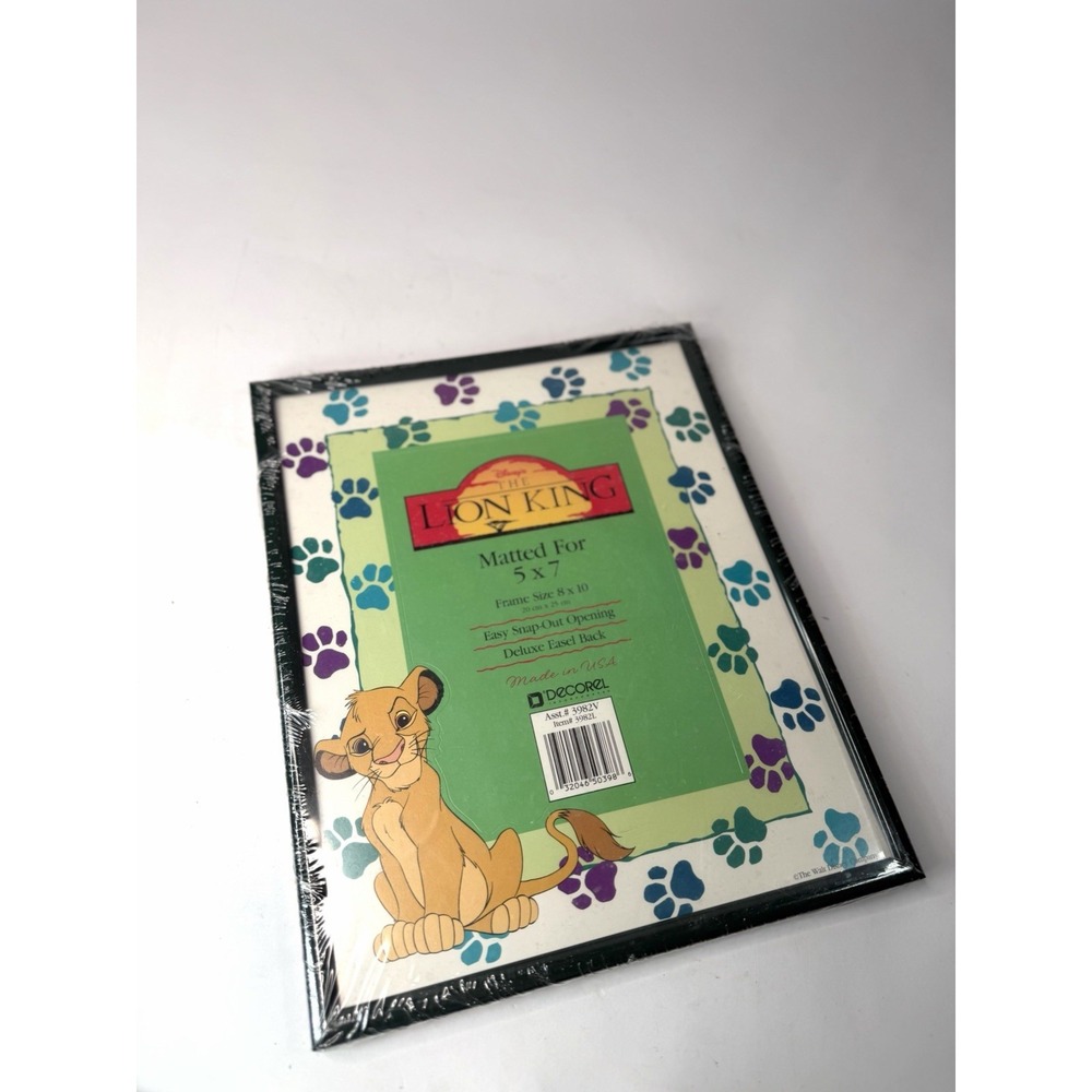 Sealed Vintage Disney The Lion King Picture Frame 1994 Simba